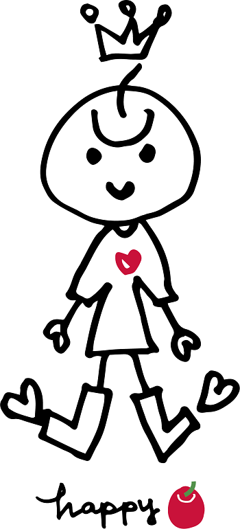 2022年6月9日、勾玉の日＆ロックの日。お天気がよくなりますように～のアゲアゲキャラ。