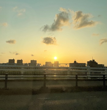 2022年6月3日、雲仙普賢岳祈りの日、夕日が美しいとテンションアップしませんか？