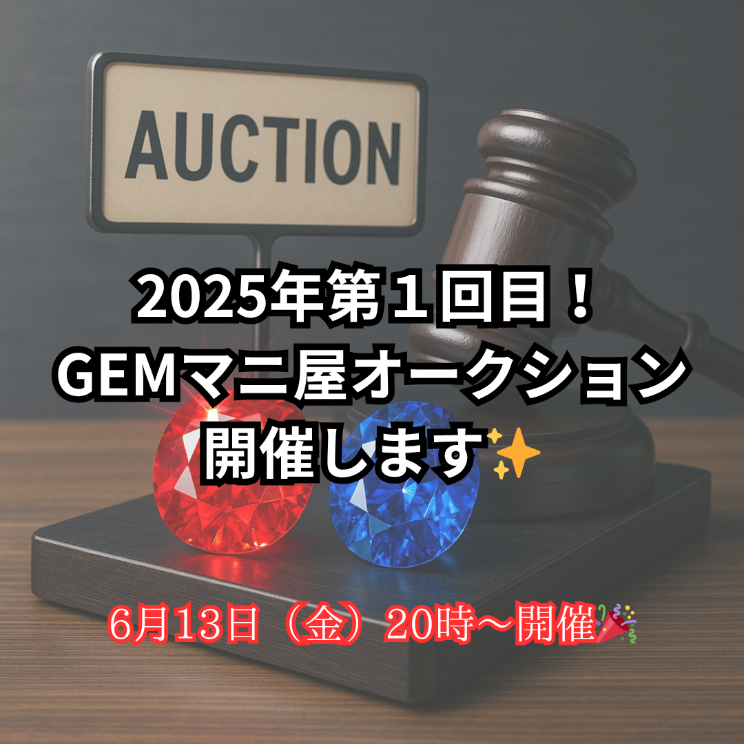 本日20時から！インスタライブオークション開催✨