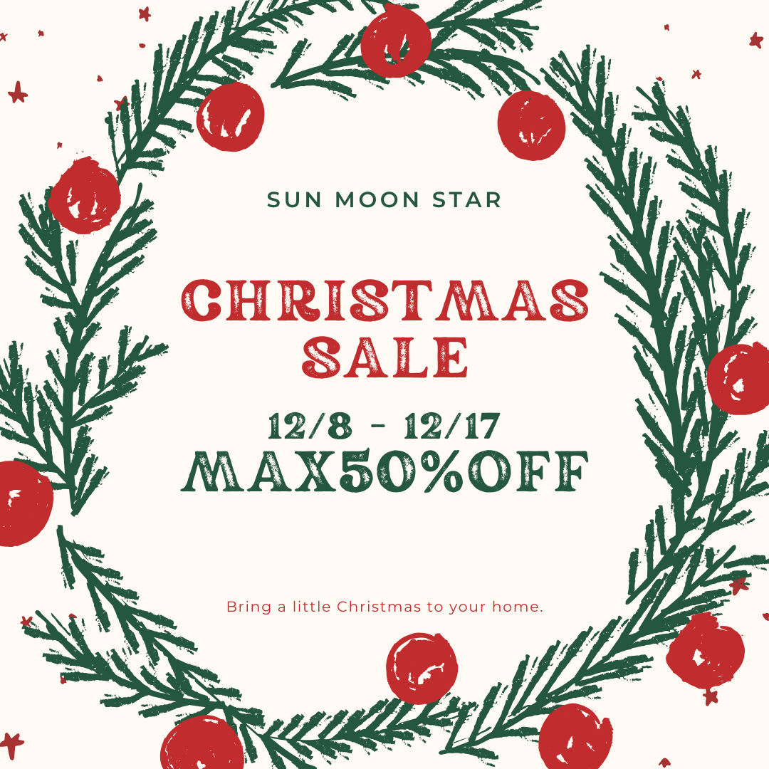 【Christmas SALE】最大50%OFF! 12/8(月)~17(水)