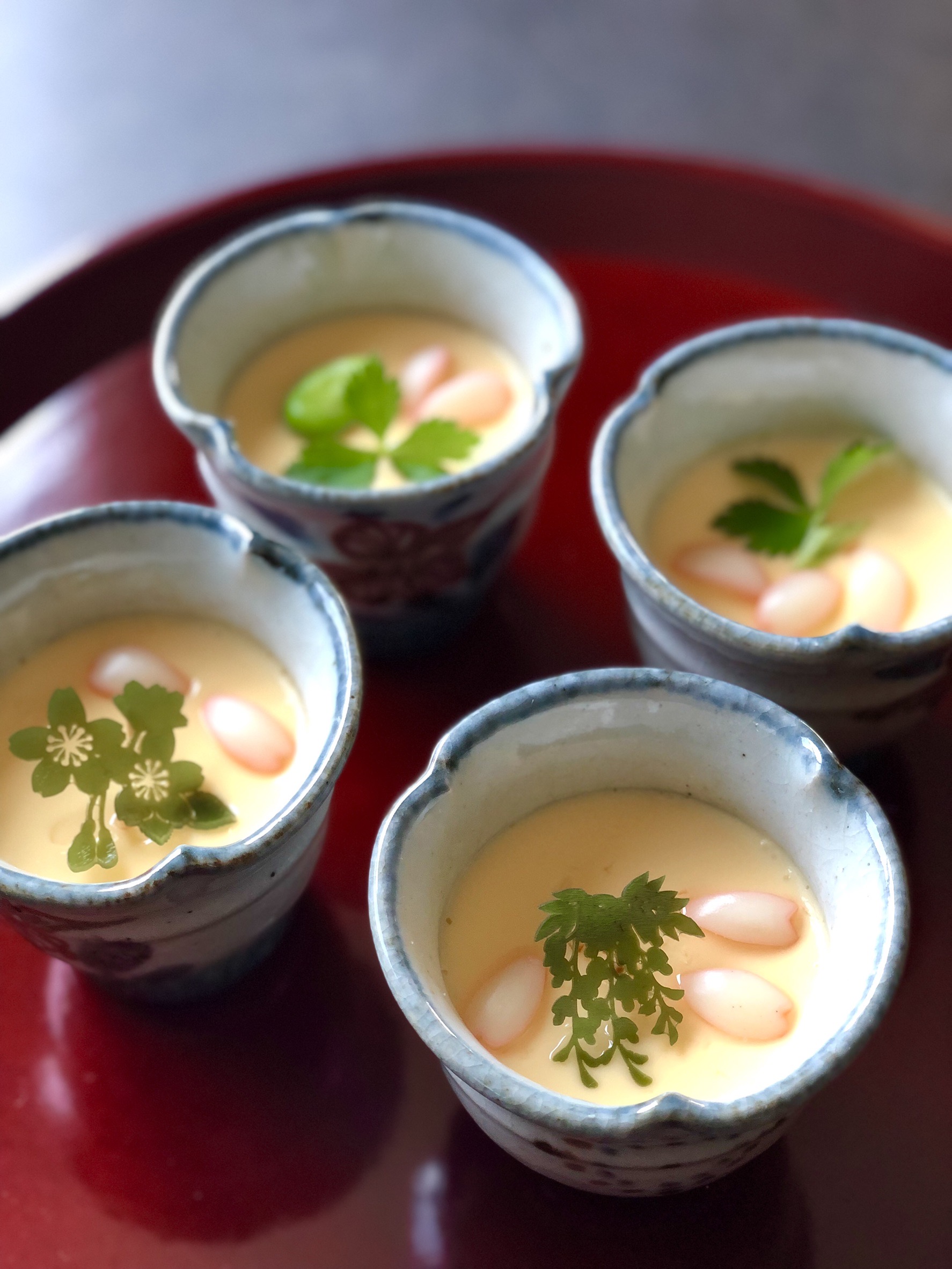 春爛漫の茶碗蒸し