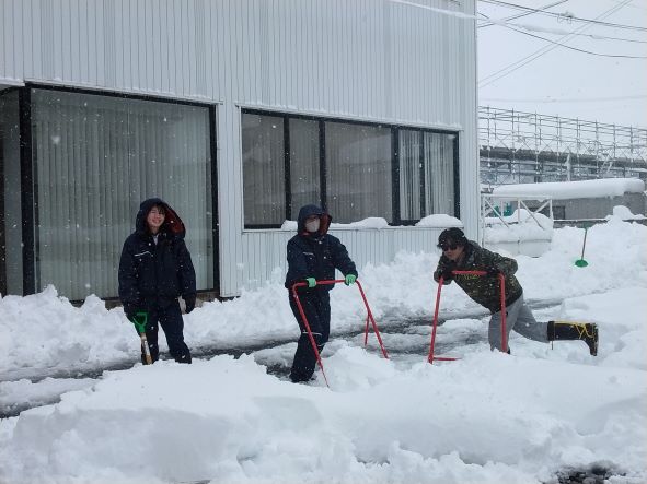 雪かきありがとうございます⛄