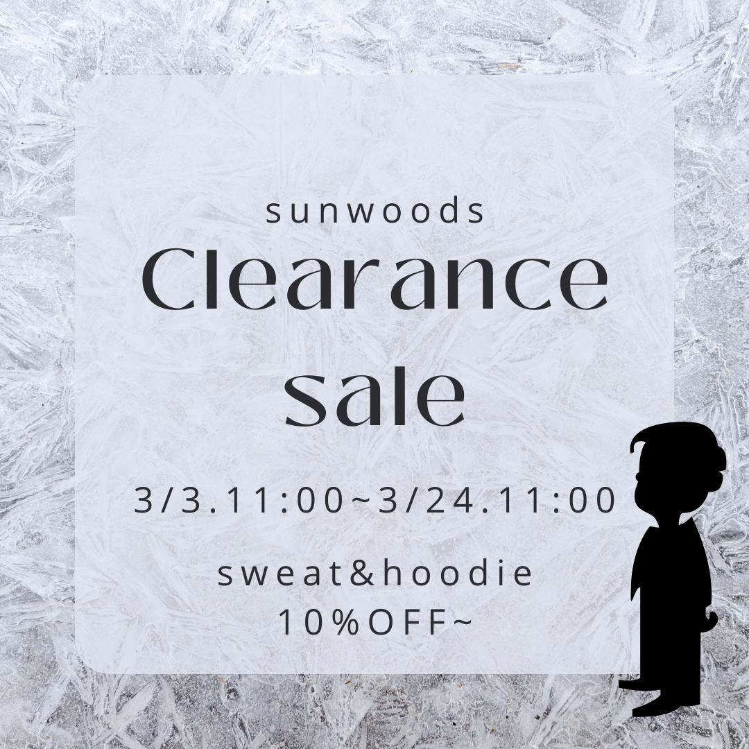 【今夜がLastチャンス！ClearanceSale】