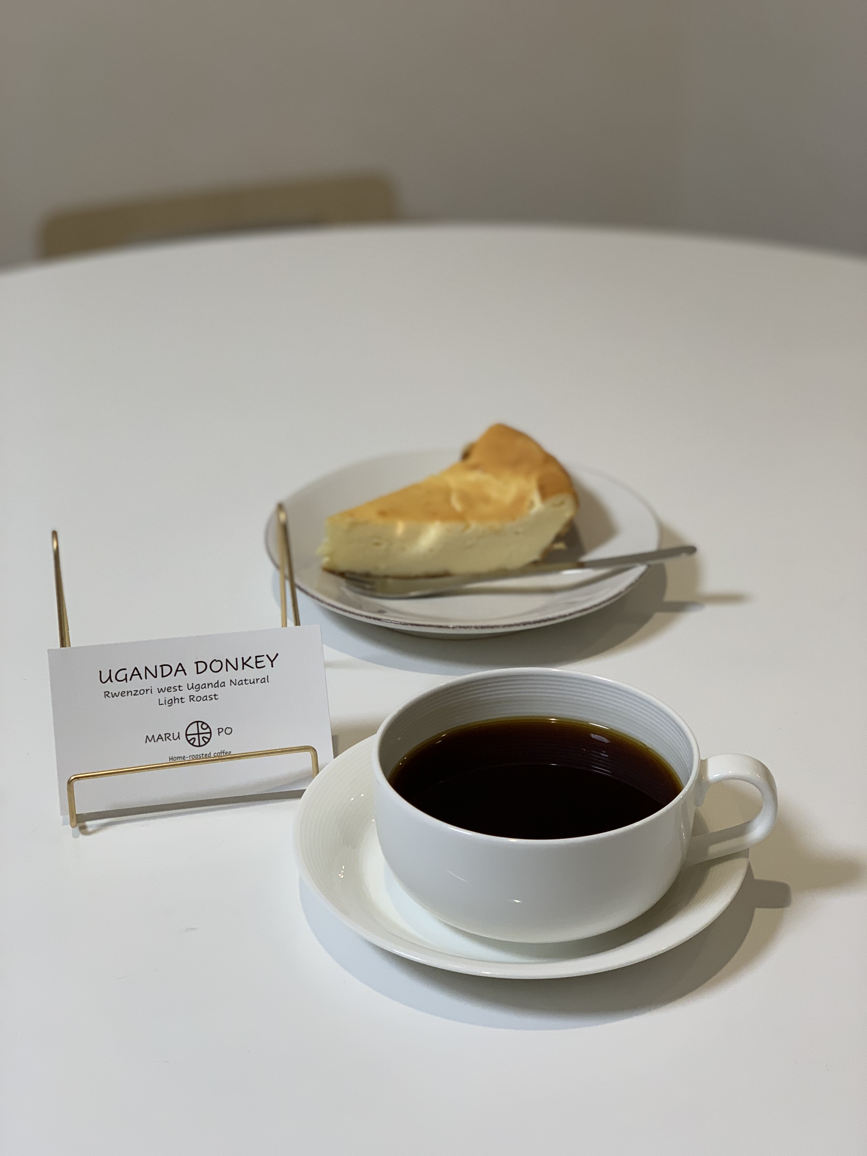 手作りのチーズケーキ　いただきました