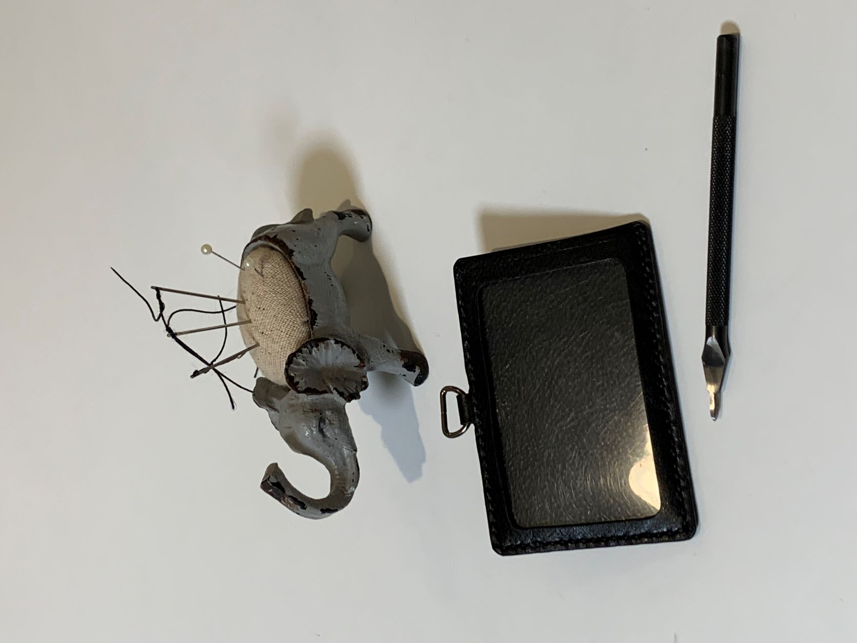 革で ID Holder を作ります