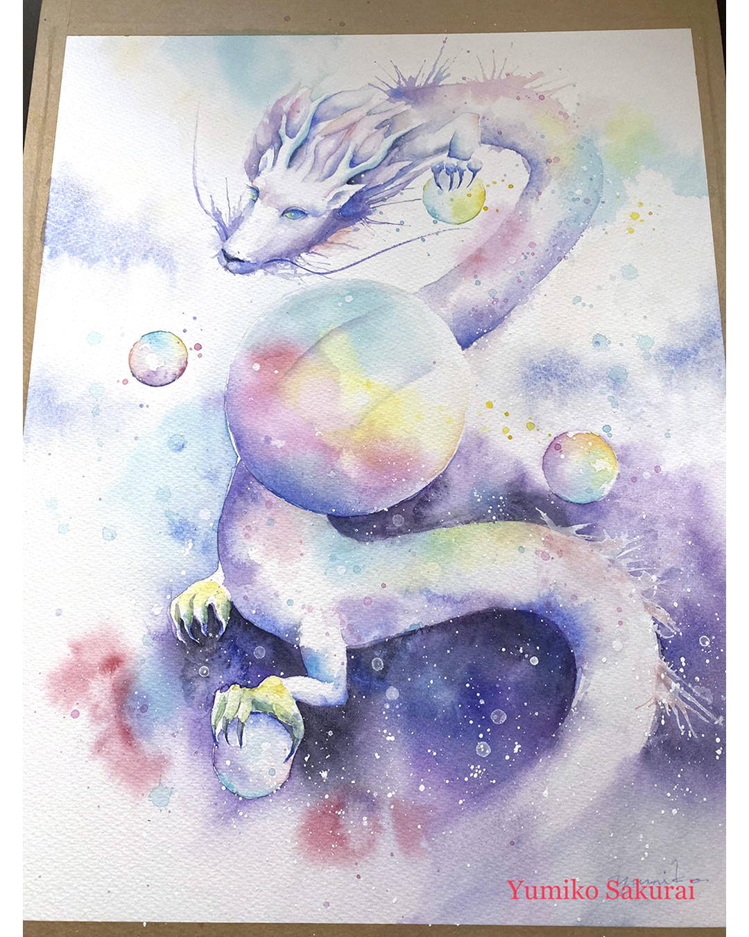 虹龍の絵　制作秘話　ぶっとんだ話加筆しました(笑)