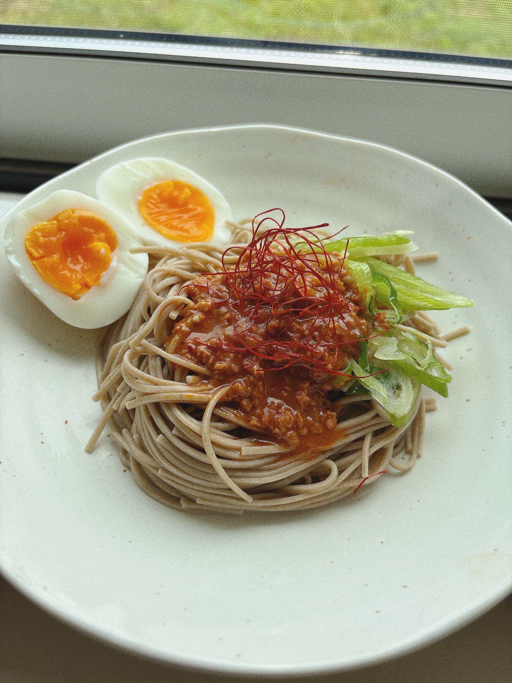 坦々蕎麦‼️暑い夏もコレコレ🤩