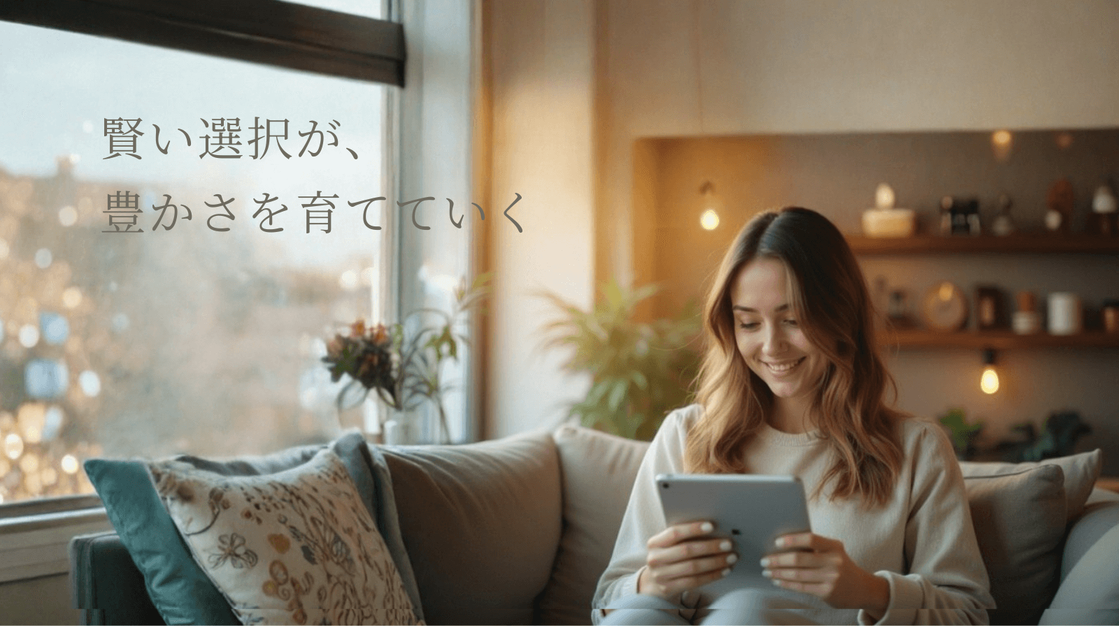 賢い選択が、豊かさを育てていく