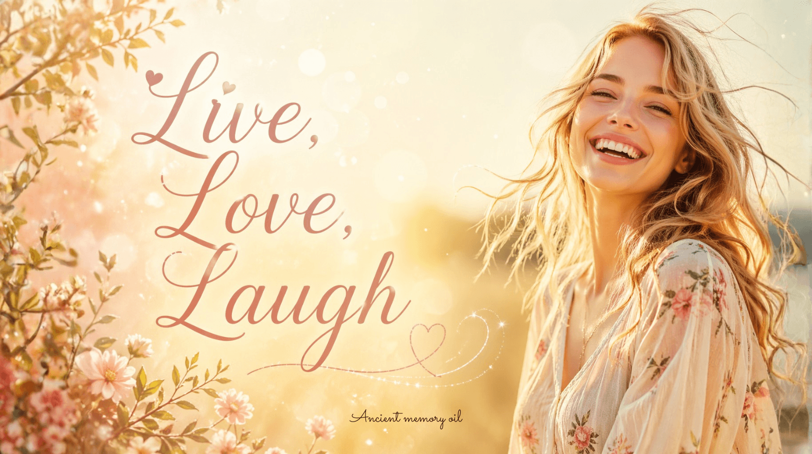 生きていることに、やさしく気づける香り - Live Love Laugh アンシェントメモリーオイ