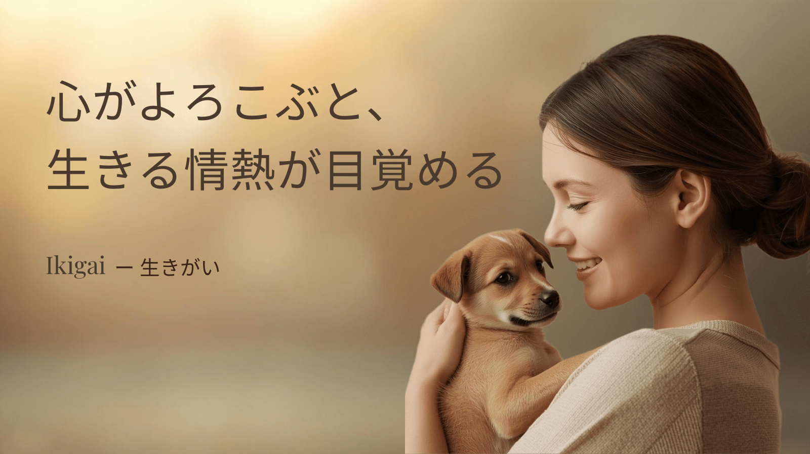 心がよろこぶと、生きる情熱が目覚める ― Ikigai