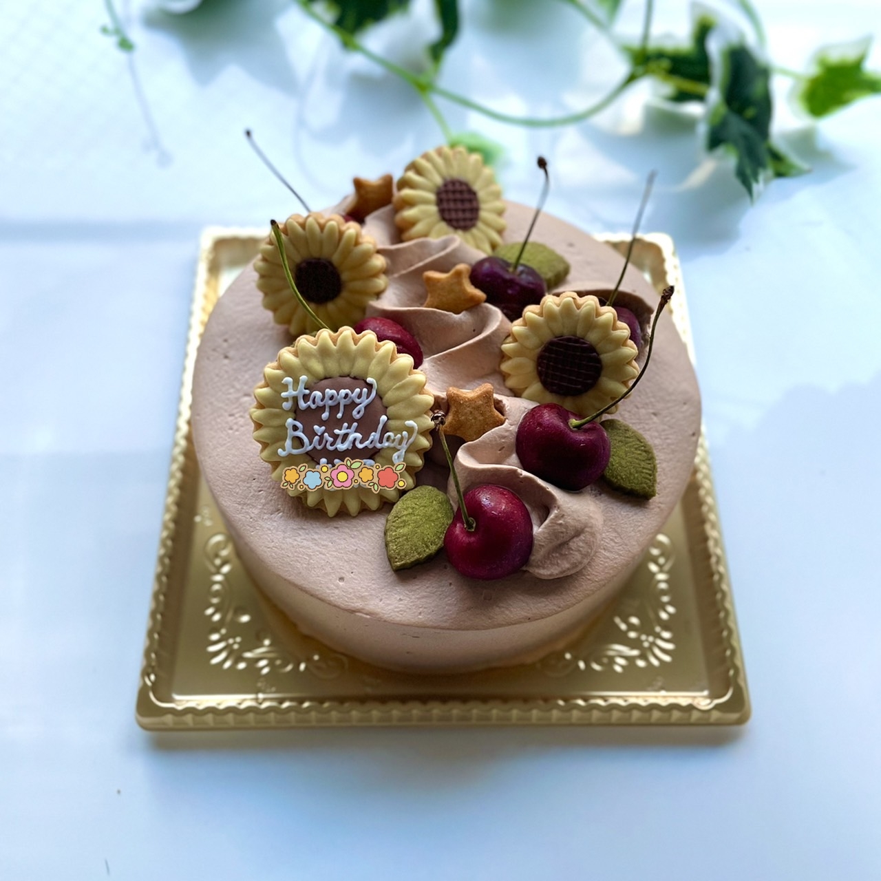 夏のお誕生日ケーキ♪