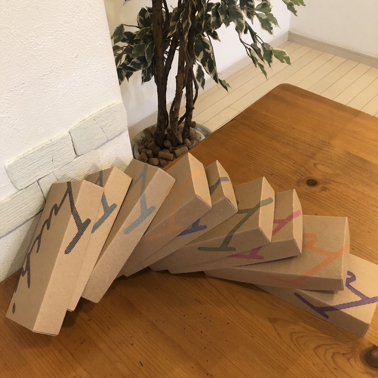 かばの木ランプBOX製作中～😊🌈