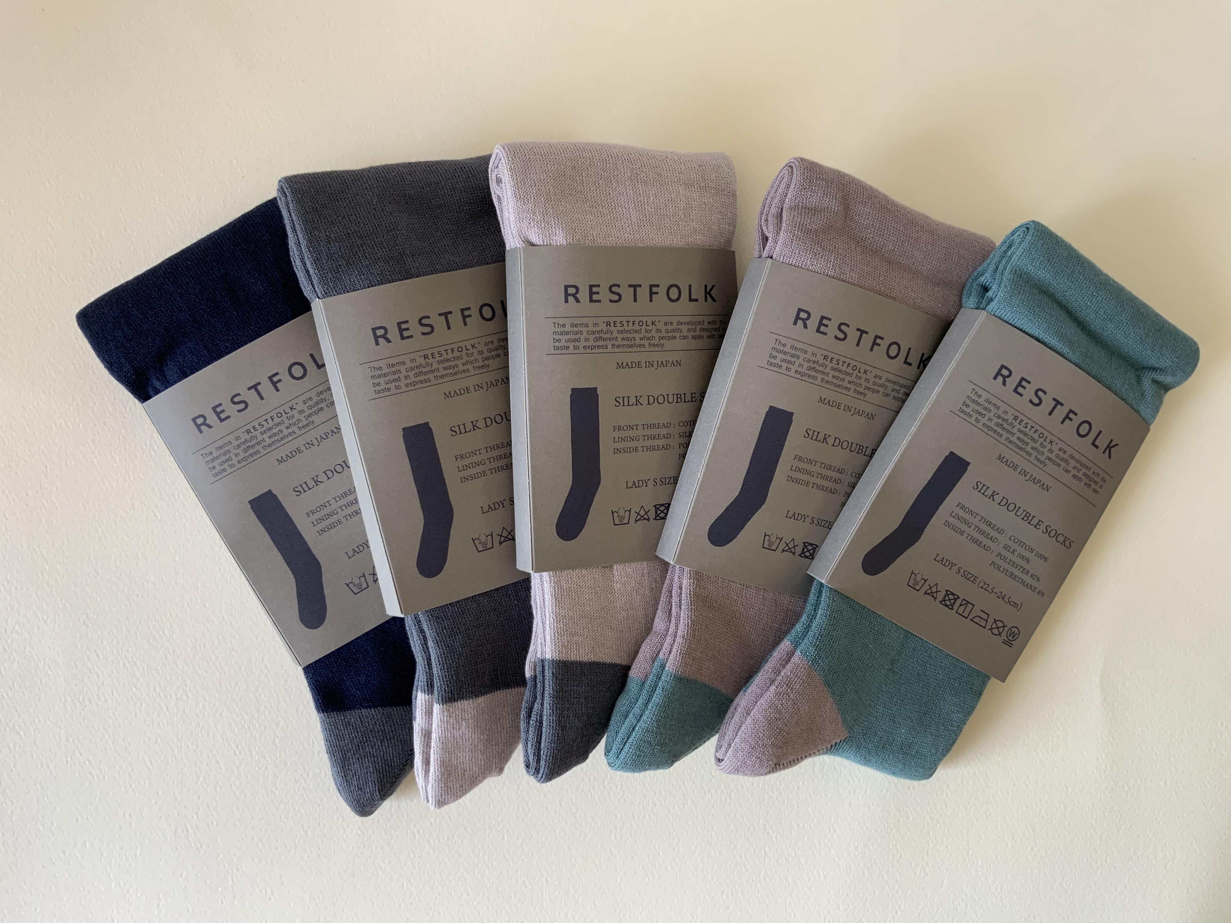 【RESTFOLK (ﾚｽﾄﾌｫｰｸ)】の靴下入荷しました！