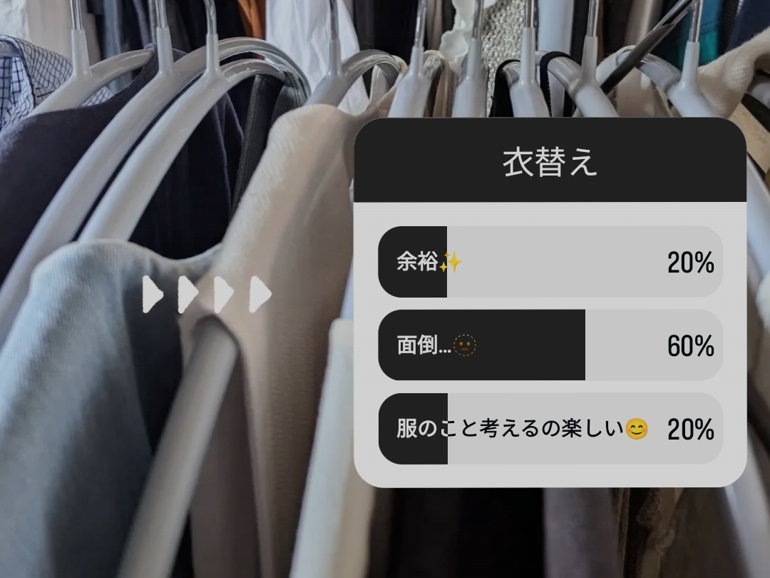 私らしいクローゼット
