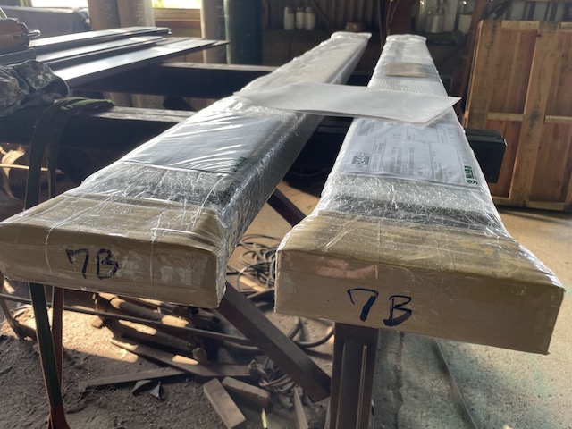 板厚6mmフォークリフト爪サヤフォーク1700mm(2～3t)7B発送準備完了！