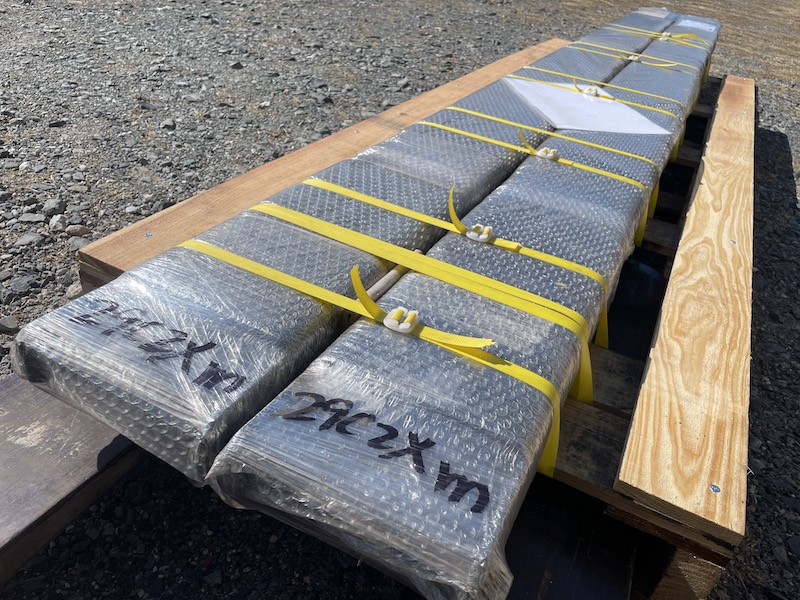 2900mmPL9サヤフォーク(3.5～5t)フォークリフト用アタッチメント29C2Xm発送準備完了