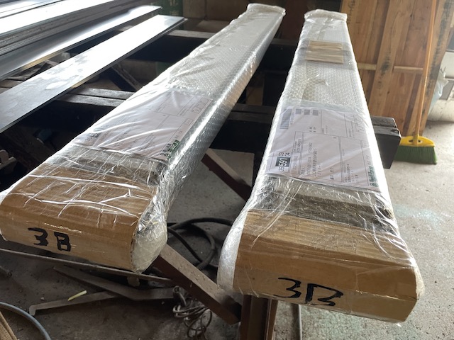 板厚6mmフォークリフト爪サヤフォーク1300mm(2～3t)3B発送準備完了！