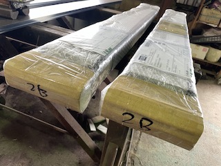 板厚6mmフォークリフト爪サヤフォーク1200mm(2～3t)2B発送準備完了！