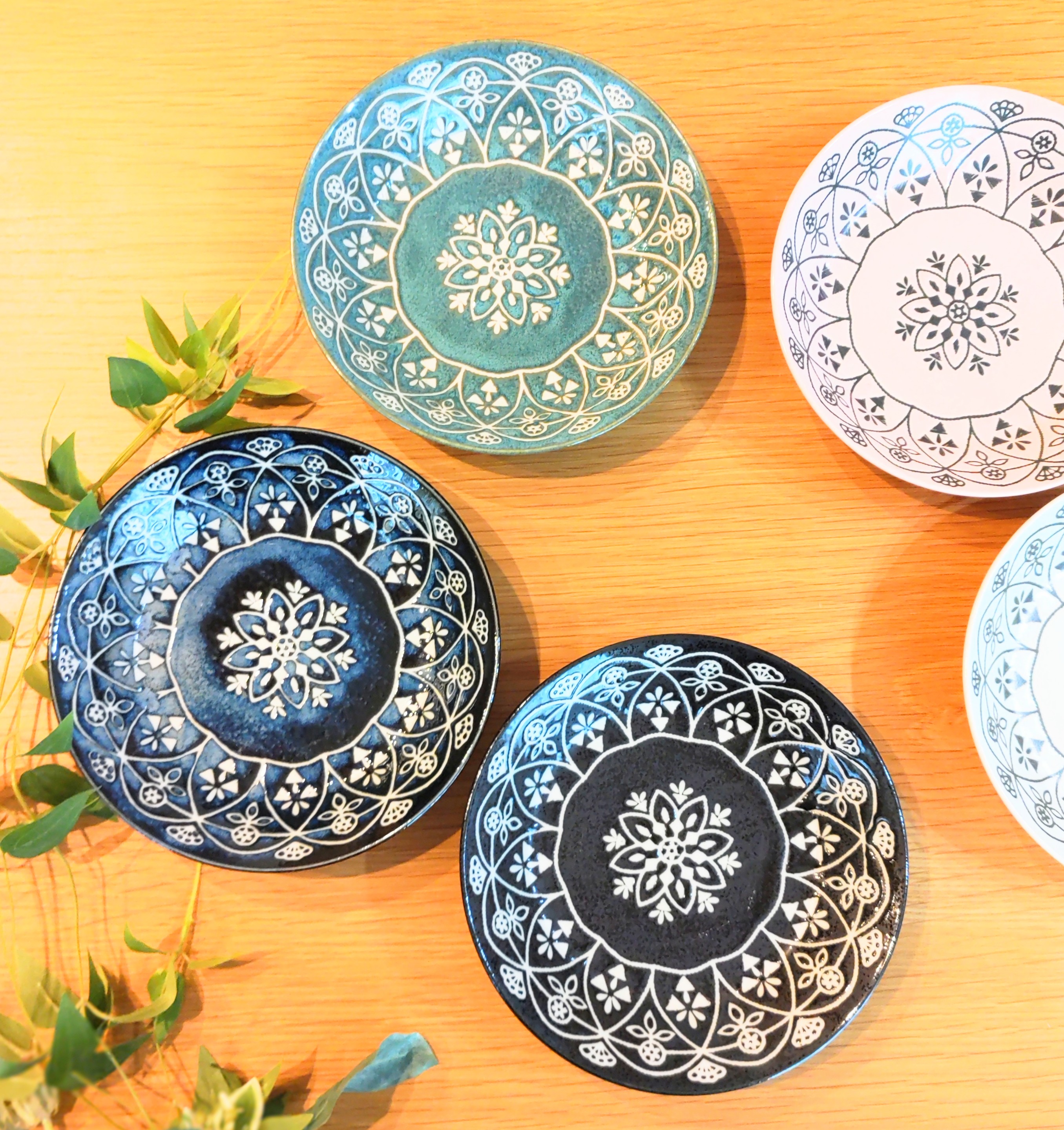 【Moroccan-モロッカン-】カレーパスタ皿　ネイビーとブラック再入荷しました❣