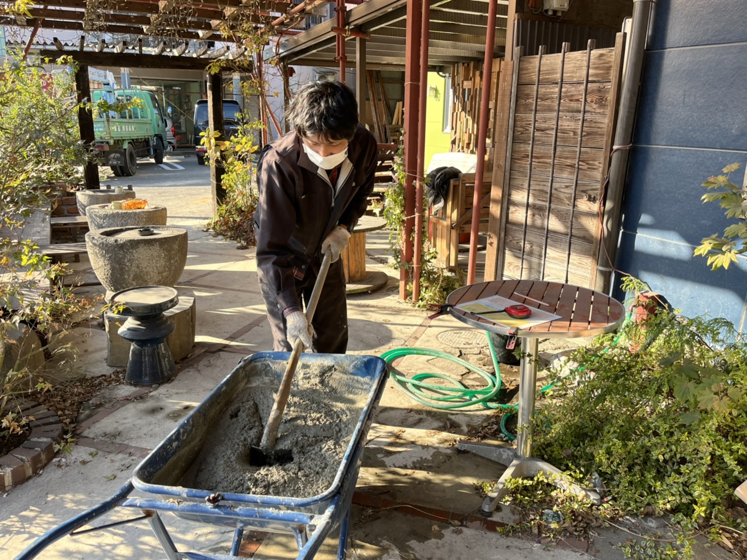 焙煎機導入に伴い　店の改装！