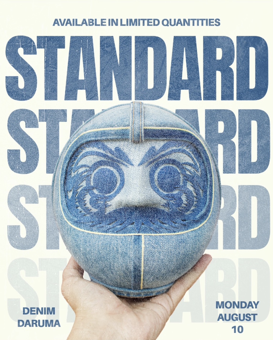 【August】Online sales of Standard Denim Daruma