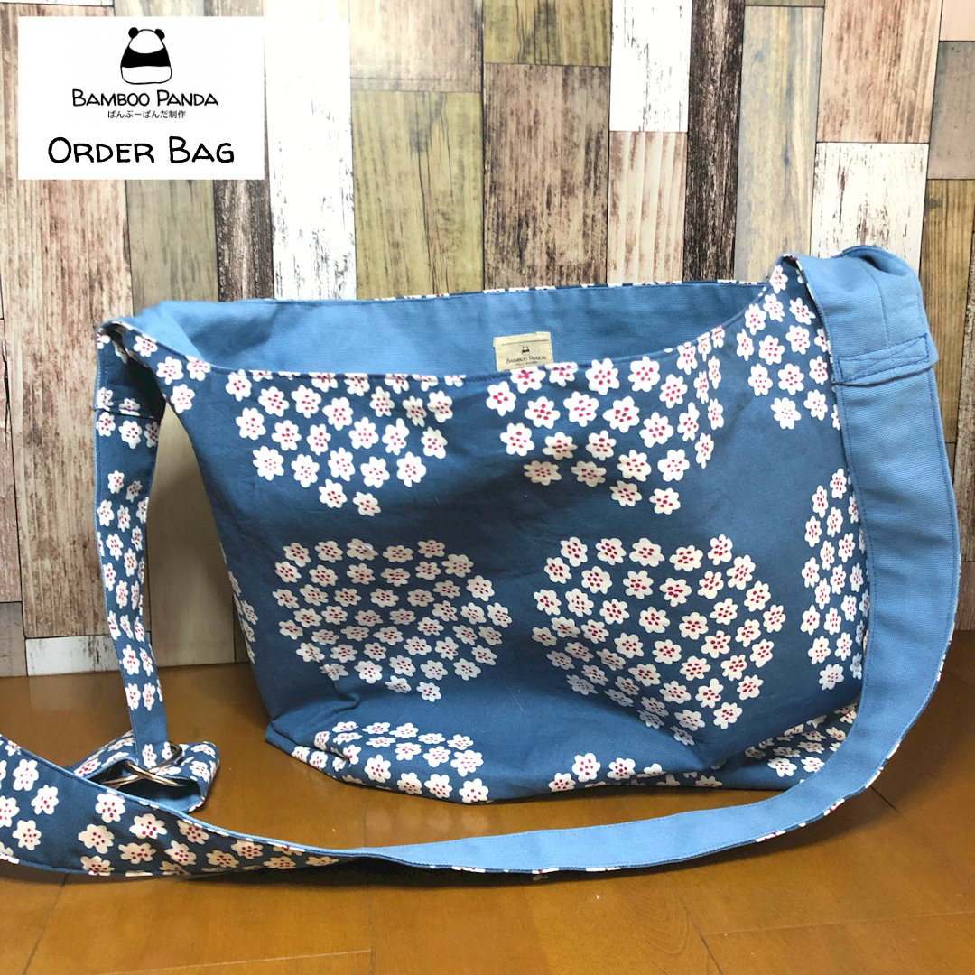 【Order bag】斜め掛けの大きめショルダーバッグのご紹介