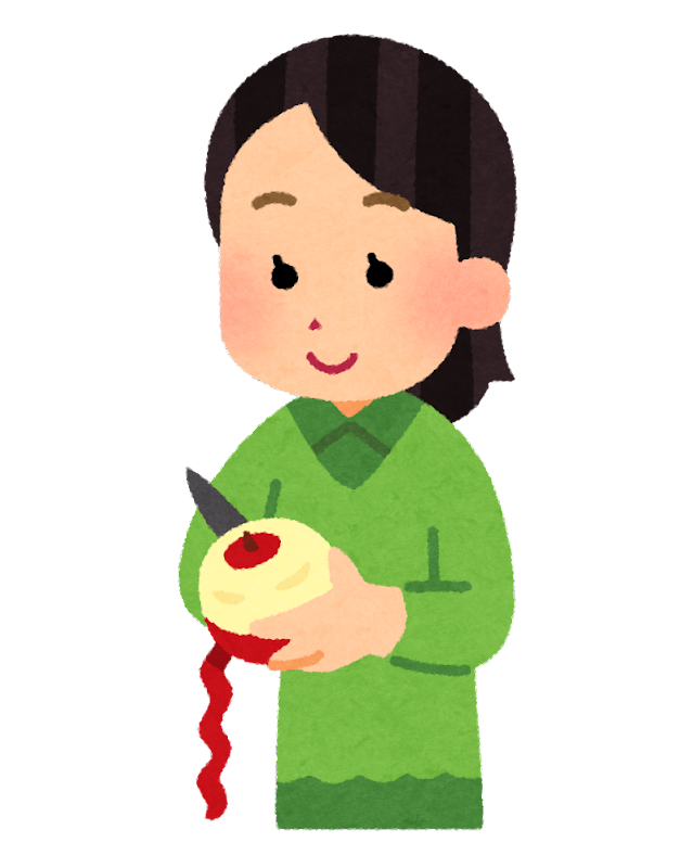 りんごの表面がベタベタする、、！