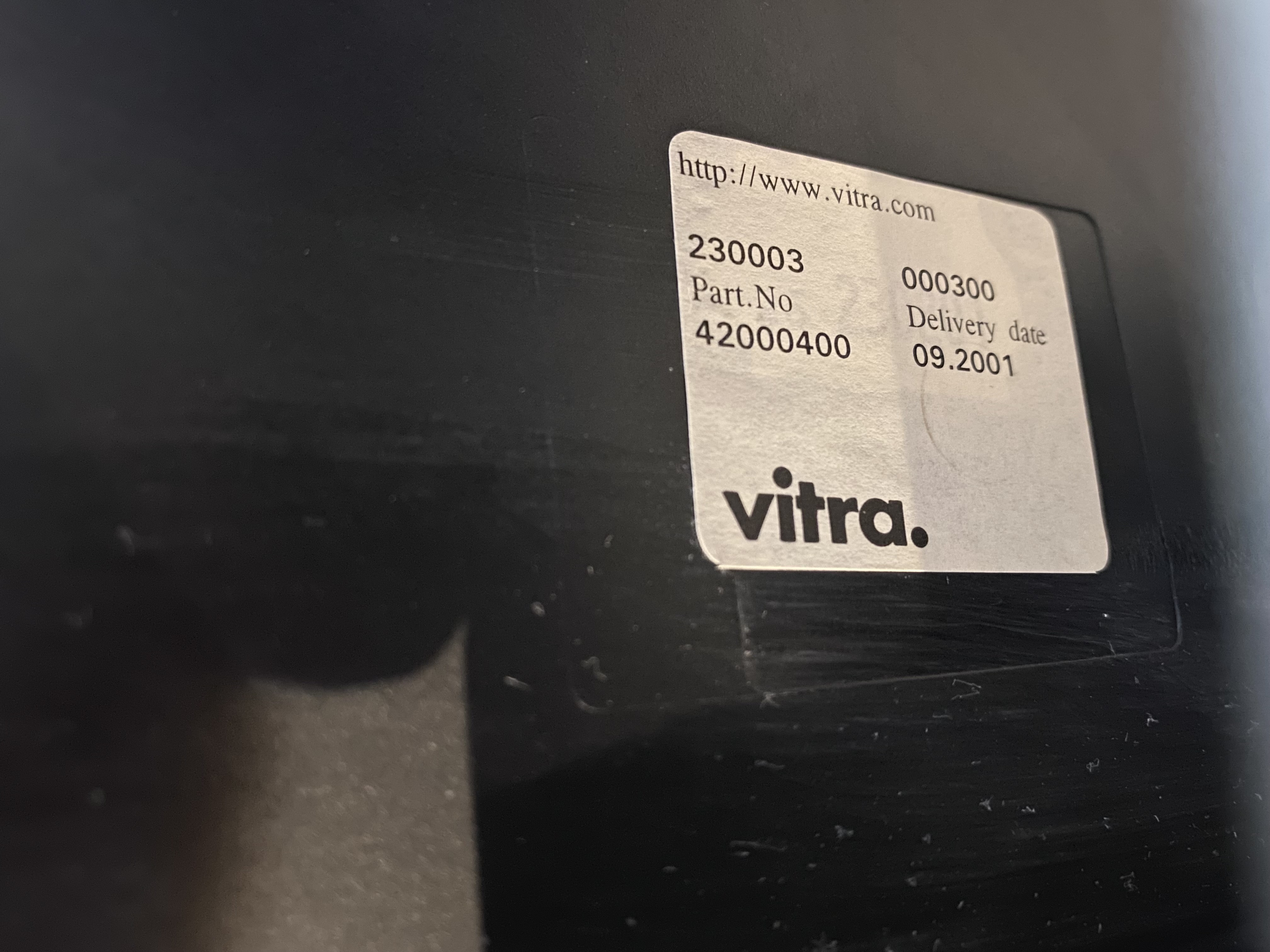 座面裏～Tチェア T-chair◆ヴィトラ Vitra ◆～