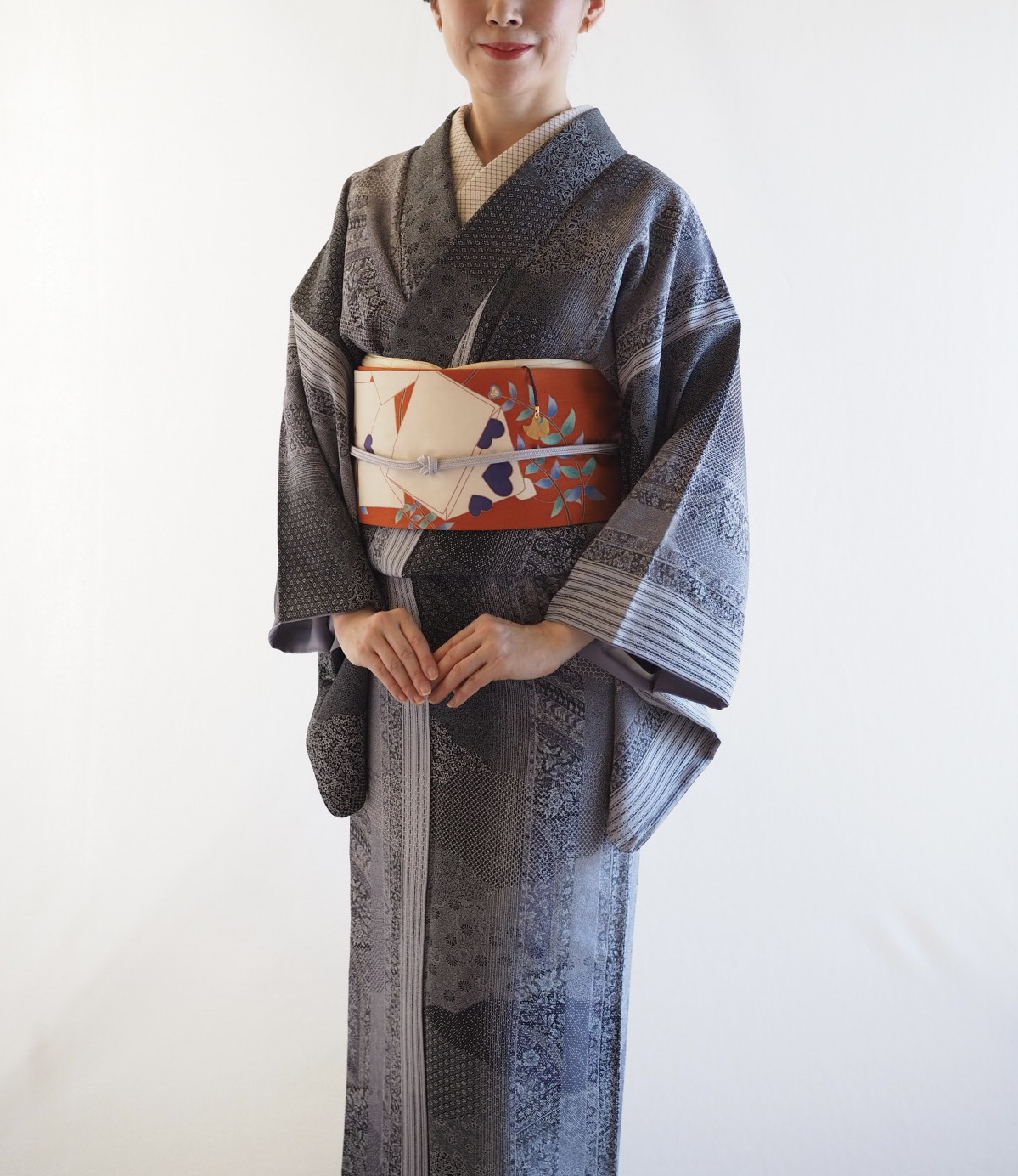 金盞香（きんせんかさく）～モノトーンと橙色で晩秋コーディネート～