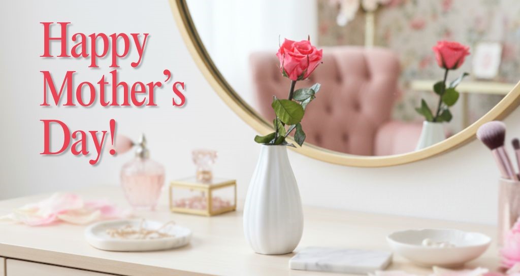 母の日に贈る、枯れないローズ🌹