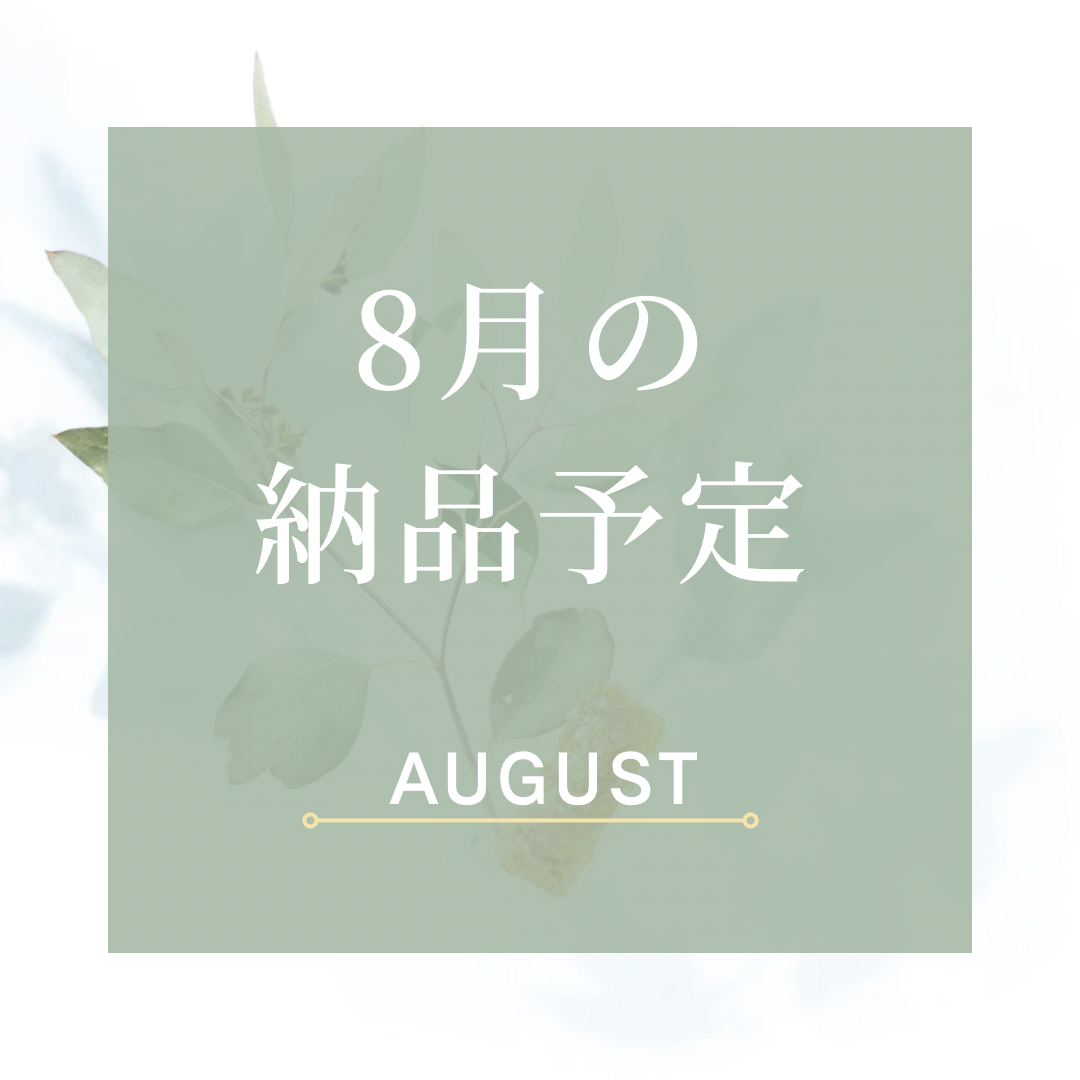 🥯8月の予定🥯