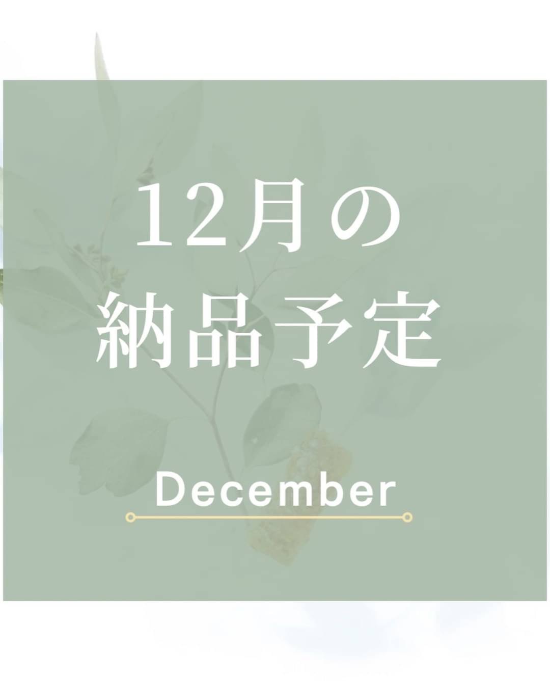 🥯12月のスケジュール🥯