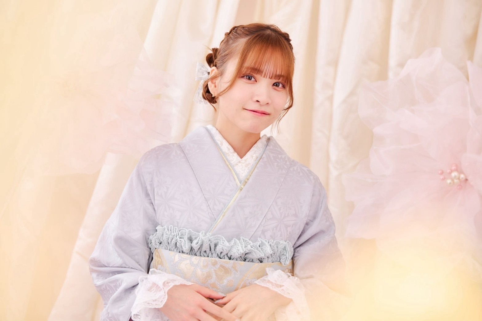KIMONO LARME振袖アルバム♡中村果蓮♡BABY BLUE