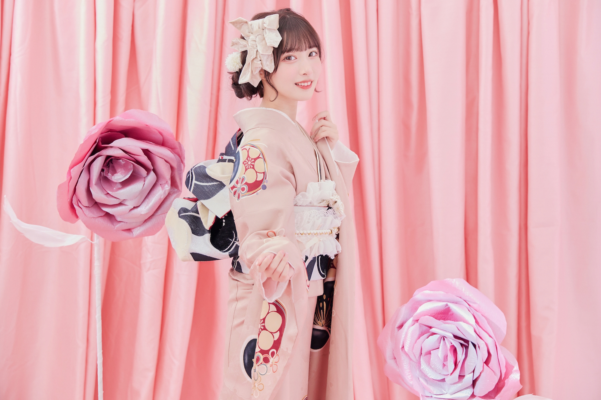 KIMONO LARME振袖アルバム♡澪川舞香♡BEIGE