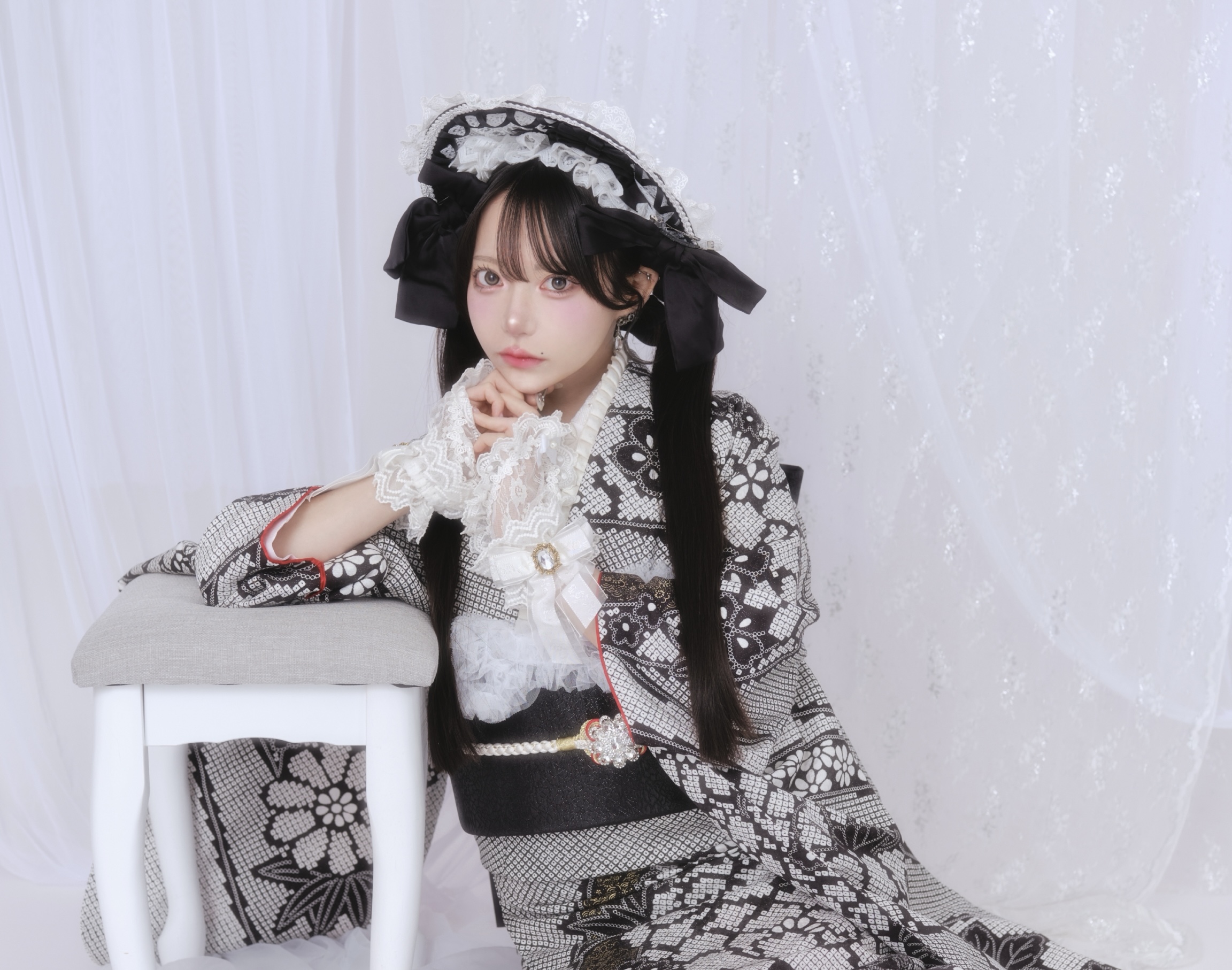 KIMONO LARME振袖アルバム♡柩ねむり♡BLACK