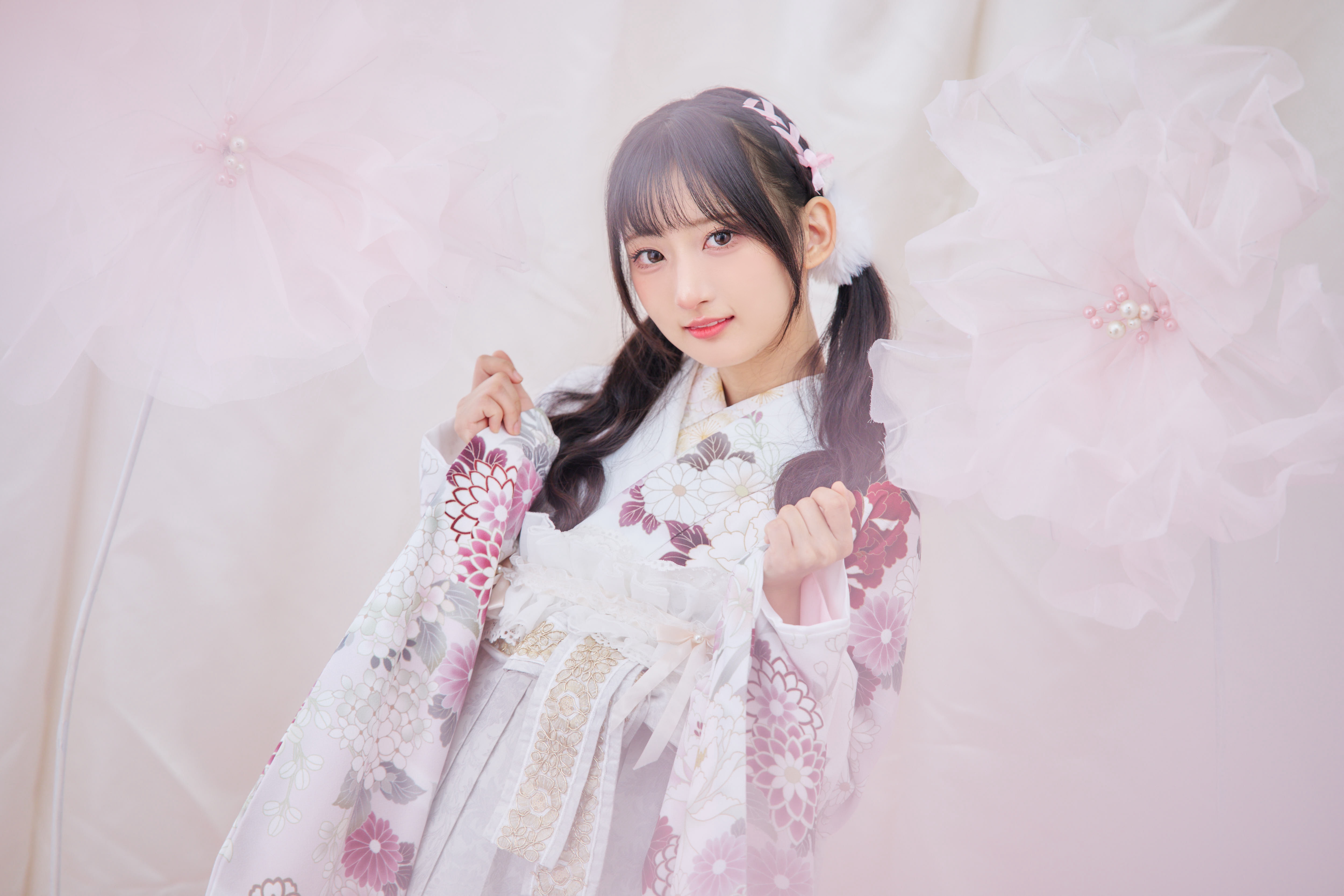 KIMONO LARME袴アルバム♡SOLI♡MARSHMALLOW WHITE