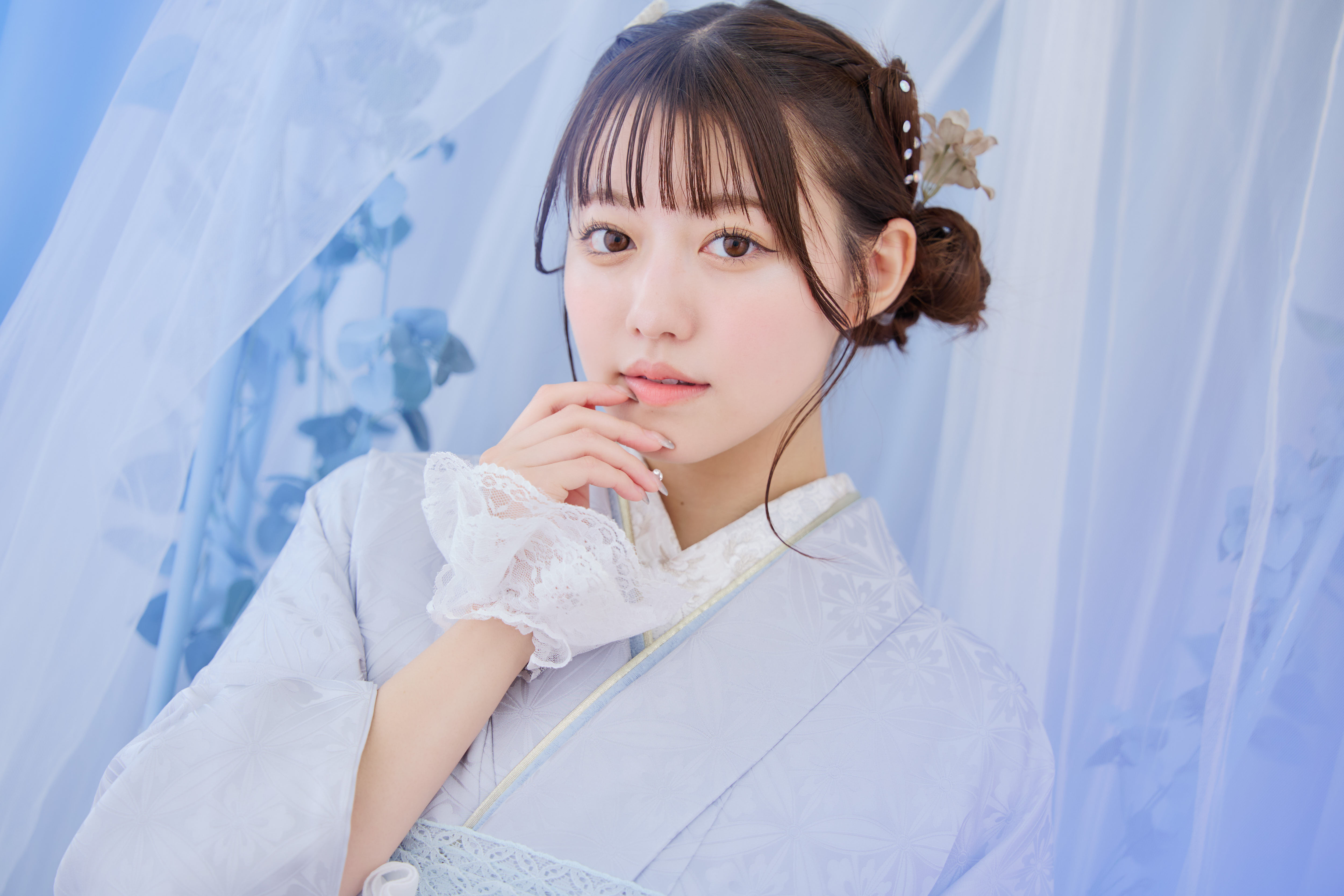KIMONO LARME振袖アルバム♡高橋かの♡BABY BLUE