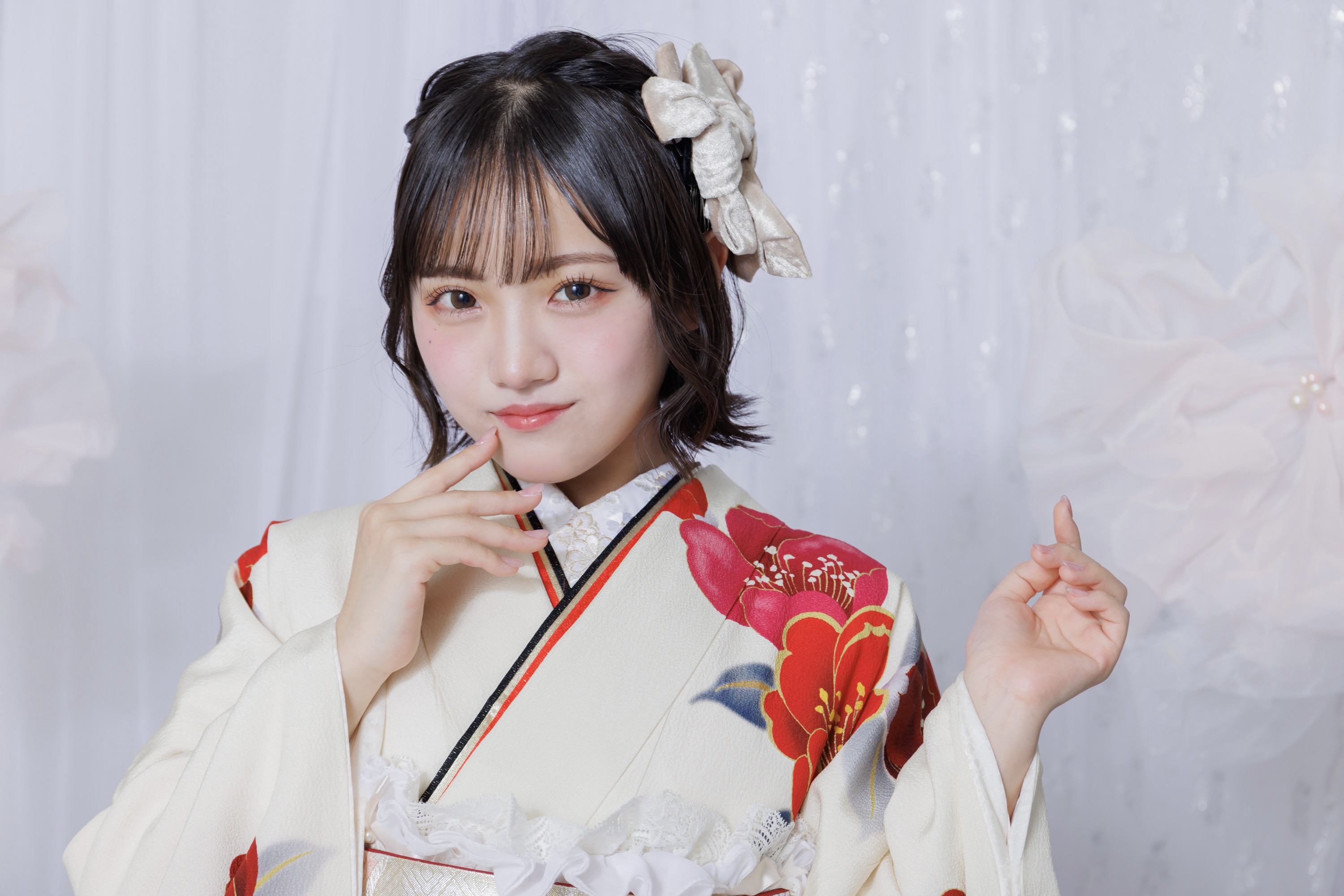 KIMONO LARME振袖アルバム♡瀬乃真帆子♡WHITE