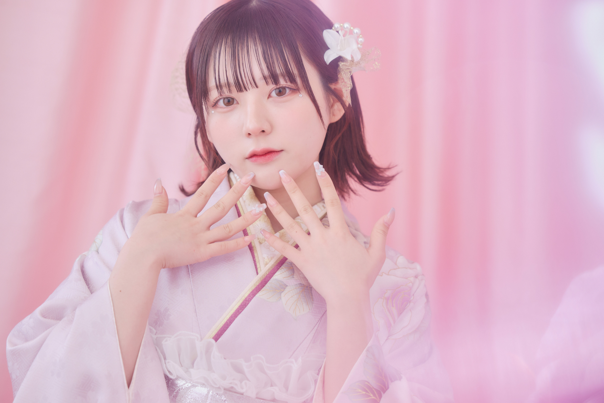 KIMONO LARME振袖アルバム♡栞麗♡LIGHT PINK