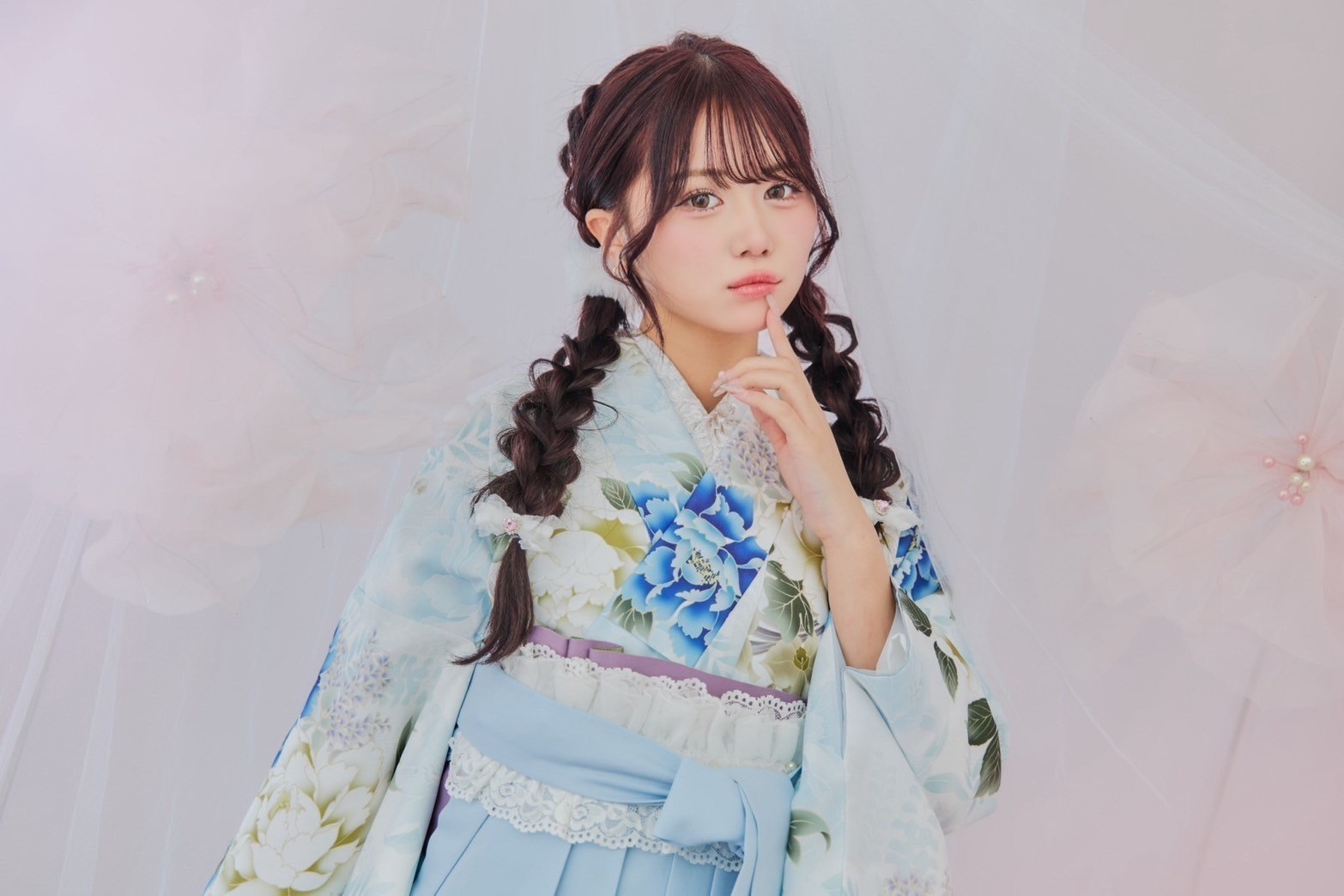 KIMONO LARME袴アルバム♡久保田海羽♡MERMAID BLUE