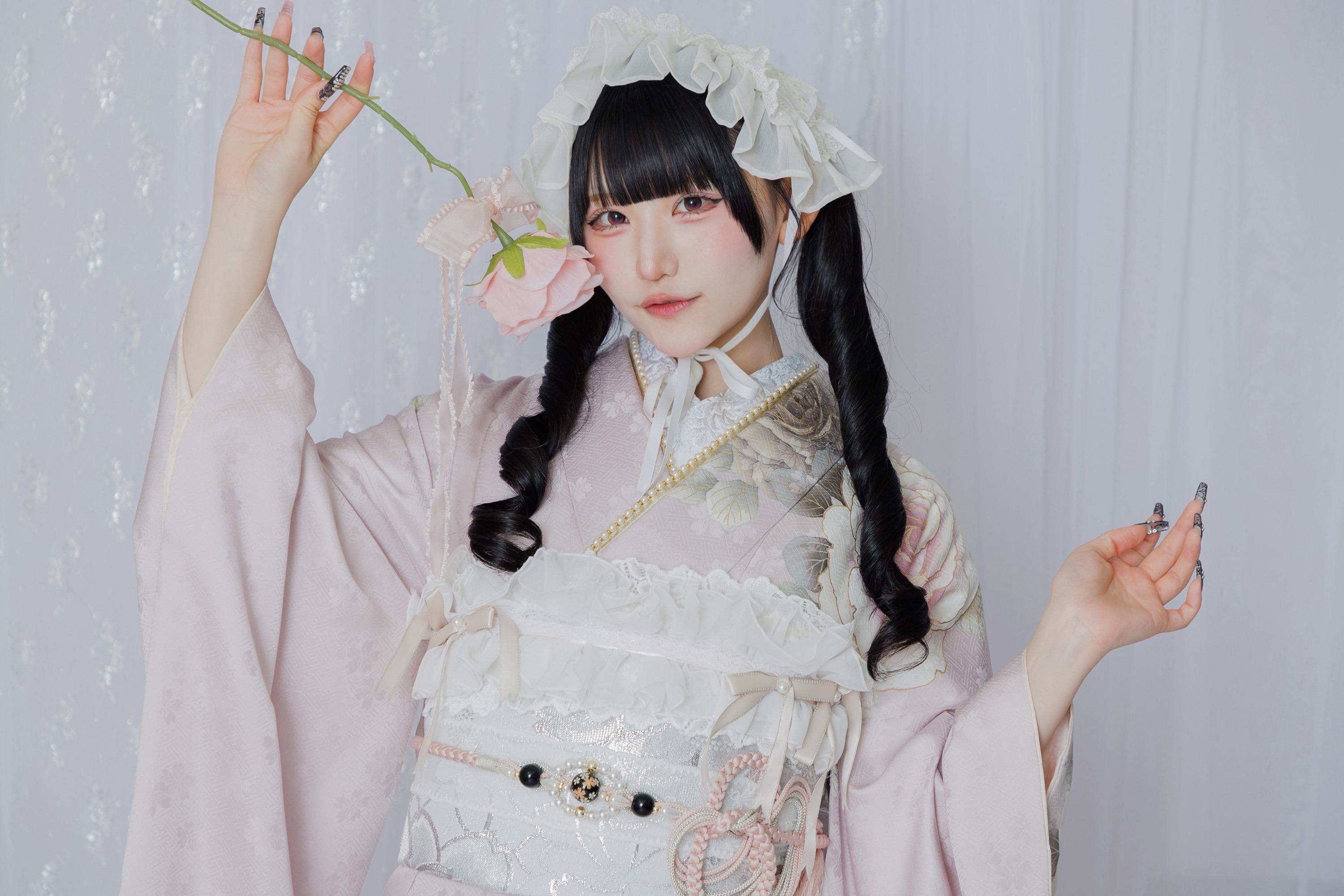 KIMONO LARME振袖アルバム♡麗百花♡LIGHT PINK