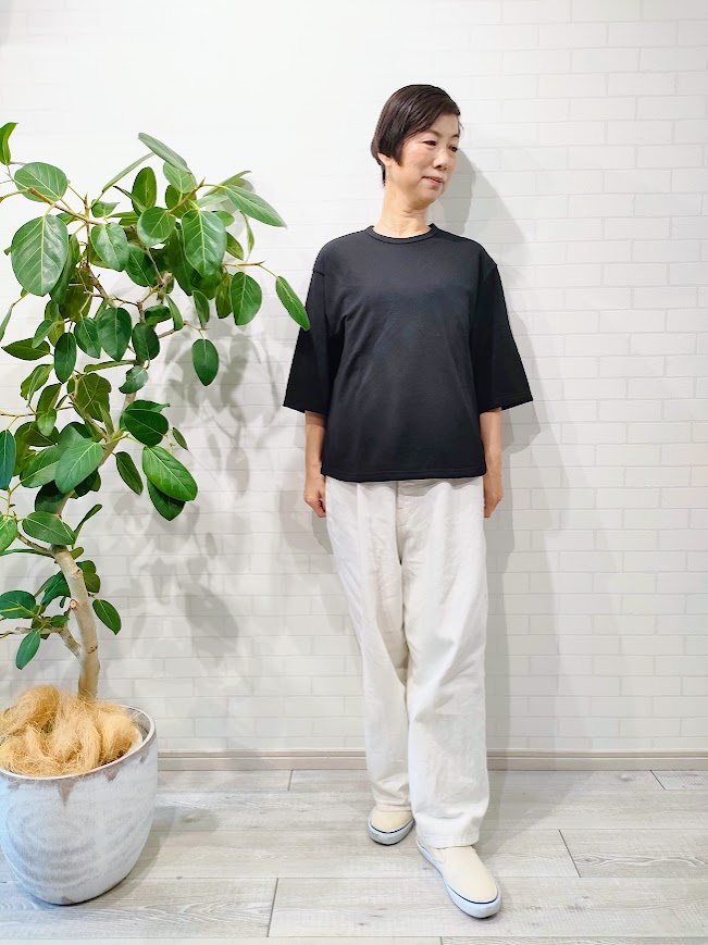 洗えるシルク100%のミニ裏毛で作ったTシャツが最高なんだの巻