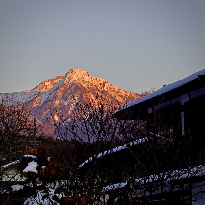 ふと見た八ヶ岳
