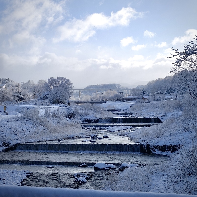 見納めの雪景色