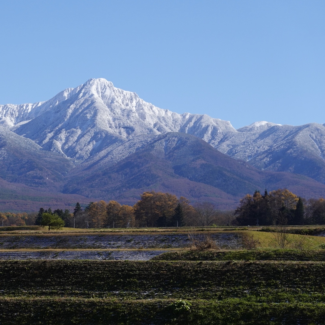 新雪の八ヶ岳