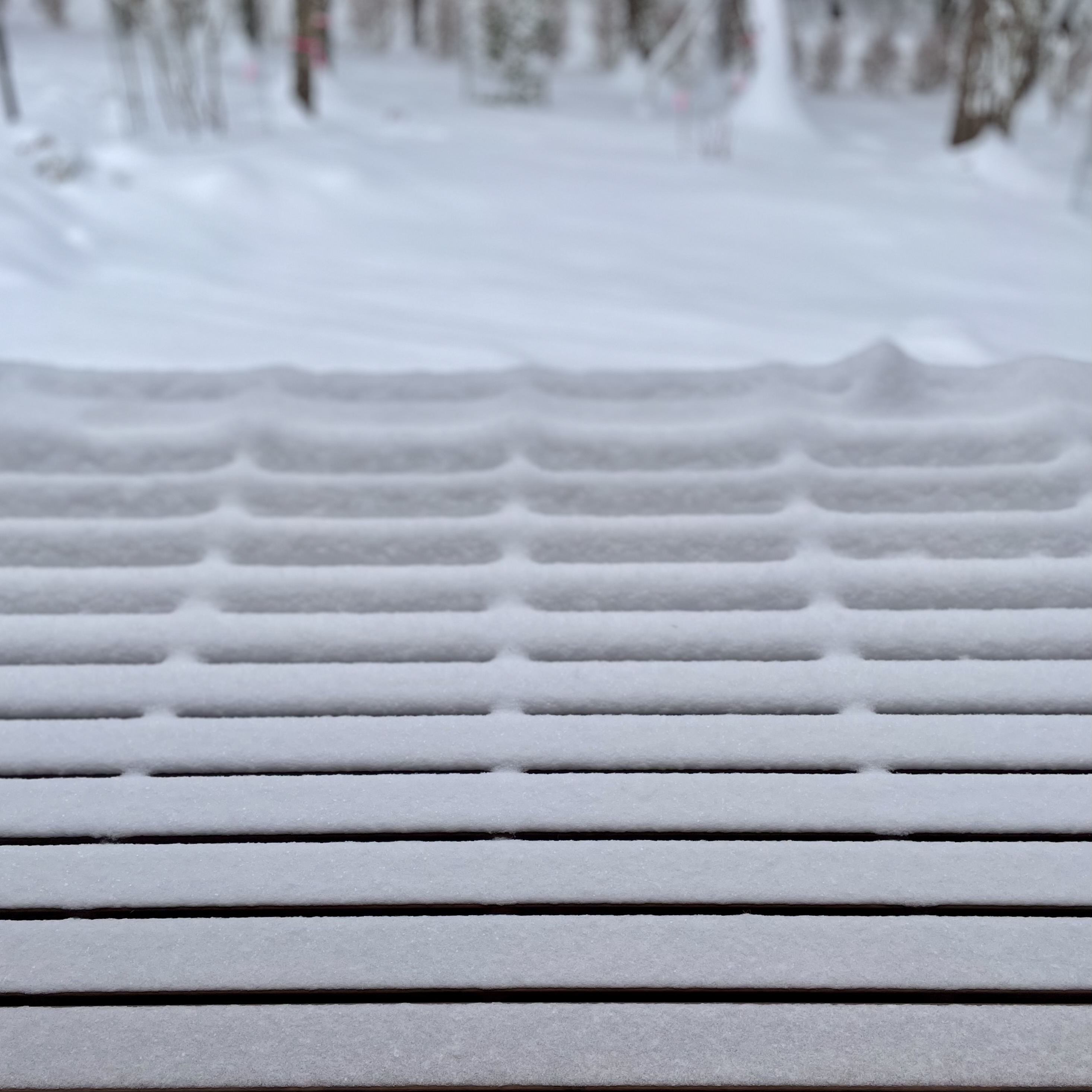 雪のグラデーション