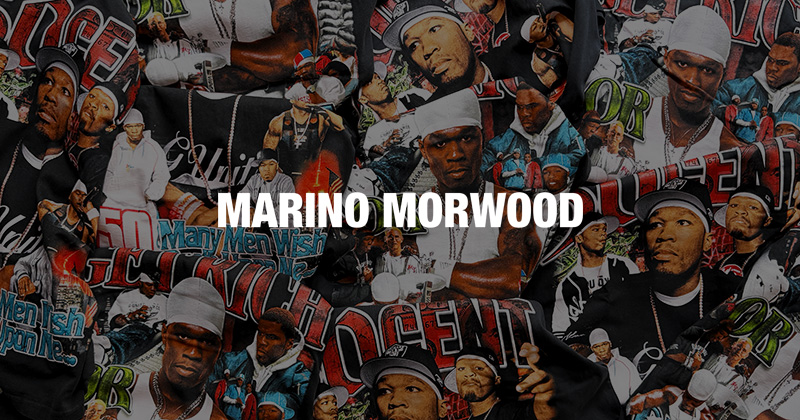 『"MARINO MORWOOD" Archive 50 Cent T-Shirt』