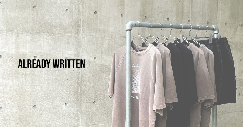 『"ALREADY WRITTEN" Graphic Tee & Leather Shorts』