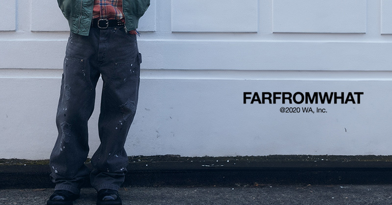 『"FAR FROM WHAT" VTG CARPANTER PANTS』