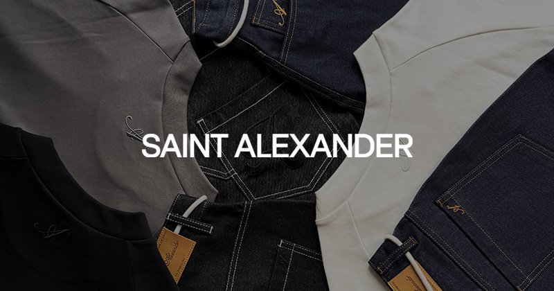 『"SAINT ALEXANDER" SS25 212 Denim Collection』